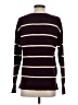 Staccato Stripes Purple Burgundy Pullover Sweater Size S - photo 2