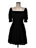 Blue Rain Solid Black Cocktail Dress Size M - photo 1
