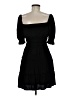 Blue Rain Solid Black Cocktail Dress Size M - photo 2