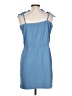 Shein Solid Blue Casual Dress Size 12 - photo 2