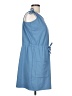 Shein Solid Blue Casual Dress Size 12 - photo 4