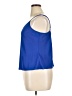 Diane von Furstenberg 100% Polyester Blue Sleeveless Top Size 16 - photo 5