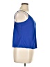 Diane von Furstenberg 100% Polyester Blue Sleeveless Top Size 16 - photo 4