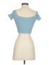 Forever 21 Blue Short Sleeve Top Size XS (estimated) - photo 2