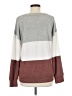 Nine Britton Color Block Gray Pullover Sweater Size M - photo 2