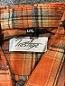 Prestige Apparel Plaid Orange Long Sleeve Blouse Size Lg - XL - photo 7