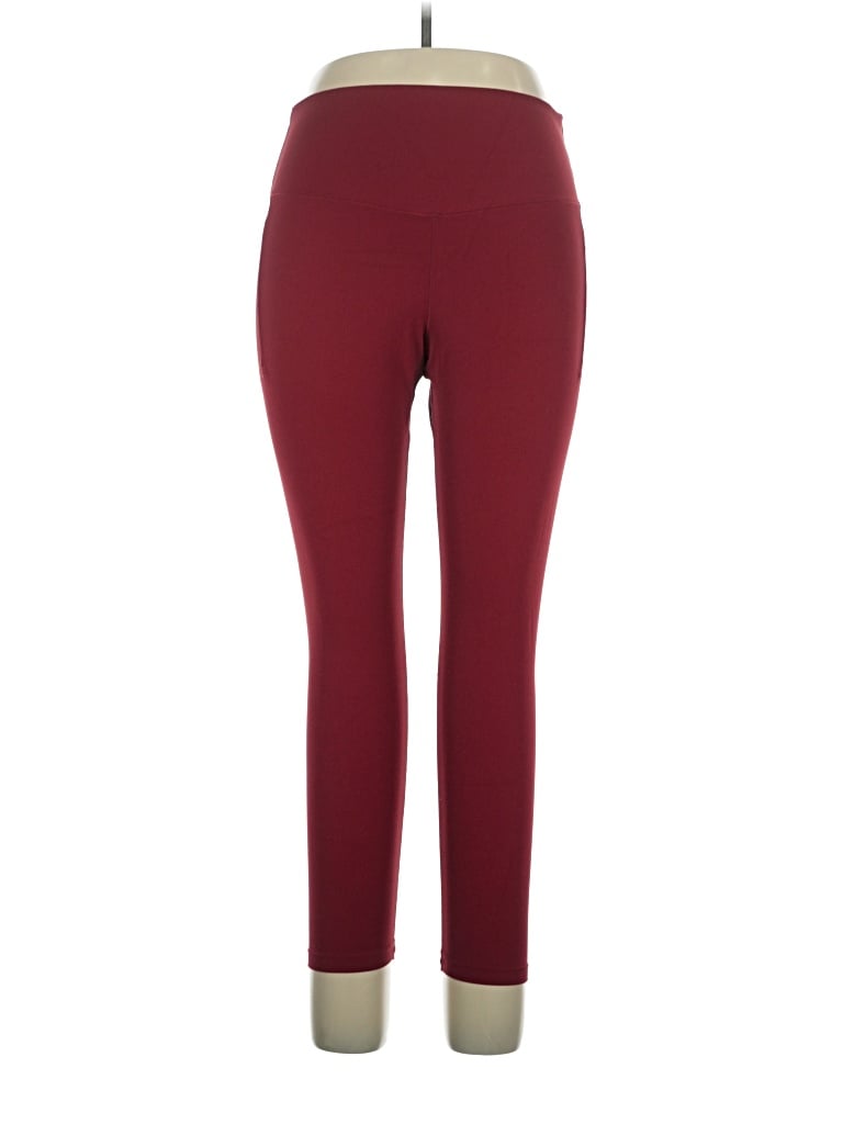 Pre-owned Soma Active Pants In Burgundy