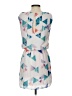 Sam Edelman 100% Polyester Graphic Silver Cocktail Dress Size XS - photo 2