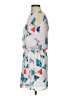 Sam Edelman 100% Polyester Graphic Silver Cocktail Dress Size XS - photo 5