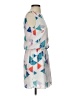 Sam Edelman 100% Polyester Graphic Silver Cocktail Dress Size XS - photo 4