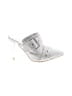 Azalea Wang Metallic Silver Heels Size 6 - photo 1