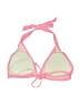 B. Split Solid Pink Swimsuit Top Size XL - photo 2