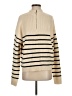 Shein Stripes Tan Pullover Sweater Size 4 - photo 1