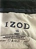 IZOD Solid Black Casual Pants Size 16 - photo 3
