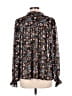 Kori America 100% Polyester Black Long Sleeve Blouse Size L - photo 2