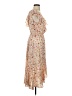 Socialite 100% Polyester Floral Tan Cocktail Dress Size S - photo 4