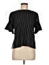 Derek Lam 10 Crosby Black Short Sleeve Top Size M - photo 1