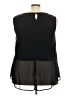 NY Collection 100% Polyester Black Sleeveless Blouse Size 3X - photo 2