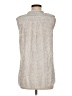 Equipment Gray Sleeveless Button-Down Shirt Size M - photo 2