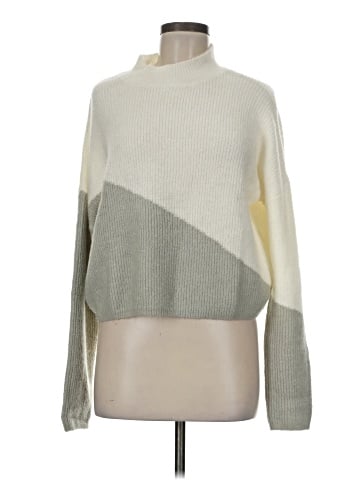 Planet Gold Turtleneck Sweater (view 1)
