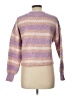Jessica Simpson Stripes Purple Pullover Sweater Size L - photo 2