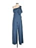 JS Collections Solid Blue Jumpsuit Size 10 - photo 1