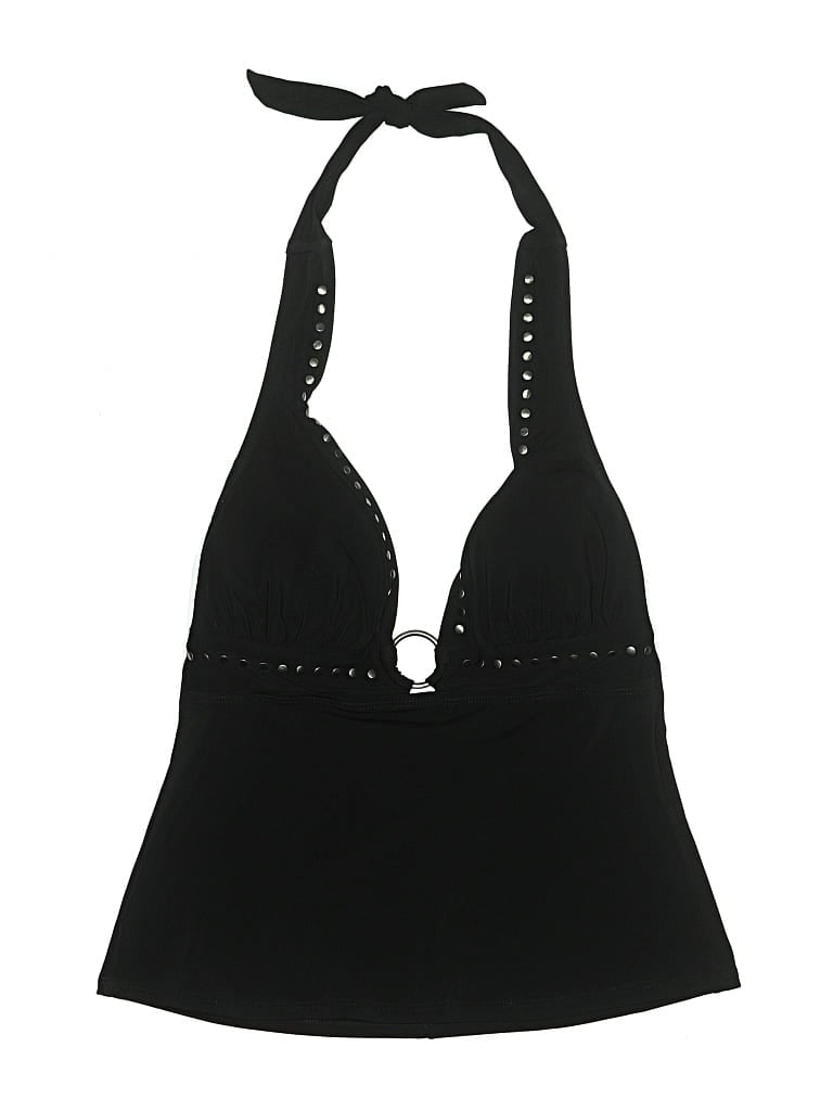 Pre-owned Robin Piccone Swimsuit Top Black Swimwear