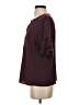 FRAME Burgundy Short Sleeve Blouse Size S - photo 5