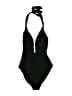 Robin Piccone Solid Black One Piece Swimsuit Size 6 - photo 1