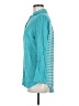 Chico's 100% Rayon Teal 3/4 Sleeve Button-Down Shirt Size Med (1) - photo 5