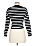 Happily Grey 100% Polyester Stripes Black Long Sleeve Turtleneck Size L - photo 2