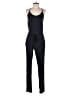 Tildon Solid Black Jumpsuit Size M - photo 1