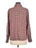 Maurices Plaid Brown Long Sleeve Button-Down Shirt Size M - photo 2