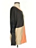 Romeo & Juliet Couture Color Block Orange Pullover Sweater Size S - photo 4
