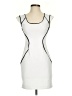 Express Outlet Graphic White Cocktail Dress Size 2 - photo 1