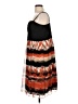 Donna Ricco 100% Polyester Graphic Orange Cocktail Dress Size 14 - photo 5