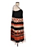 Donna Ricco 100% Polyester Graphic Orange Cocktail Dress Size 14 - photo 4