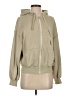 OAK + FORT Tan Zip Up Hoodie Size XXS - photo 1