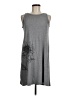 Instant Message Graphic Gray Casual Dress Size M (estimated) - photo 1