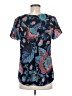 Ann Taylor LOFT 100% Polyester Teal Short Sleeve Blouse Size S - photo 2
