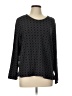 J.Jill Polka Dots Black Pullover Sweater Size L - photo 1