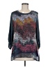 Cubism 100% Polyester Teal 3/4 Sleeve Blouse Size M - photo 1