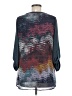 Cubism 100% Polyester Teal 3/4 Sleeve Blouse Size M - photo 2