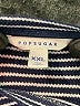 POPSUGAR Stripes Blue Short Sleeve Turtleneck Size XXL - photo 7