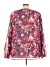In'Voland 100% Polyester Pink Long Sleeve Blouse Size 24W - photo 2