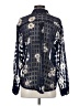 Formula X Floral Blue Long Sleeve Blouse Size S (estimated) - photo 2