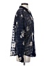 Formula X Floral Blue Long Sleeve Blouse Size S (estimated) - photo 4