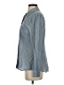 Gap Polka Dots Blue Long Sleeve Button-Down Shirt Size S - photo 5