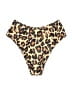 Unbranded Animal Print Gold Swimsuit Bottoms Size S - photo 1