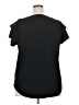 Unbranded Black Short Sleeve Top Size 2X - photo 2